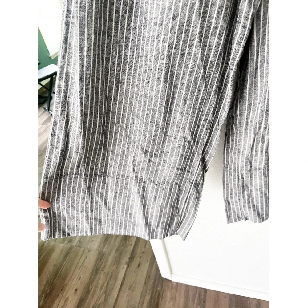 Banana Republic Linen Blend Striped Wide Leg Pants Size‎ Medium Coastal Capsule